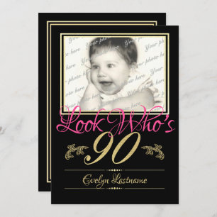 Invitation 90e anniversaire Photo