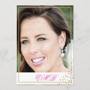 Invitation 90e anniversaire Stylish Photo Gold Modern Elegant