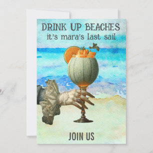 Invitation *~*  A101 Cocktail de plage 12 PHOTO EVJF