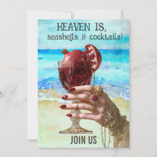 Invitation *~* A101 Cocktail de plage 6 PHOTO EVJF Invi