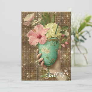 Invitation *~* A101 PHOTO 10 Cocktail Élégant EVEILLEDESFILLE