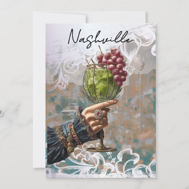 Invitation *~* A101 PHOTO 25 Cocktail Nashville EVJF (Devant)