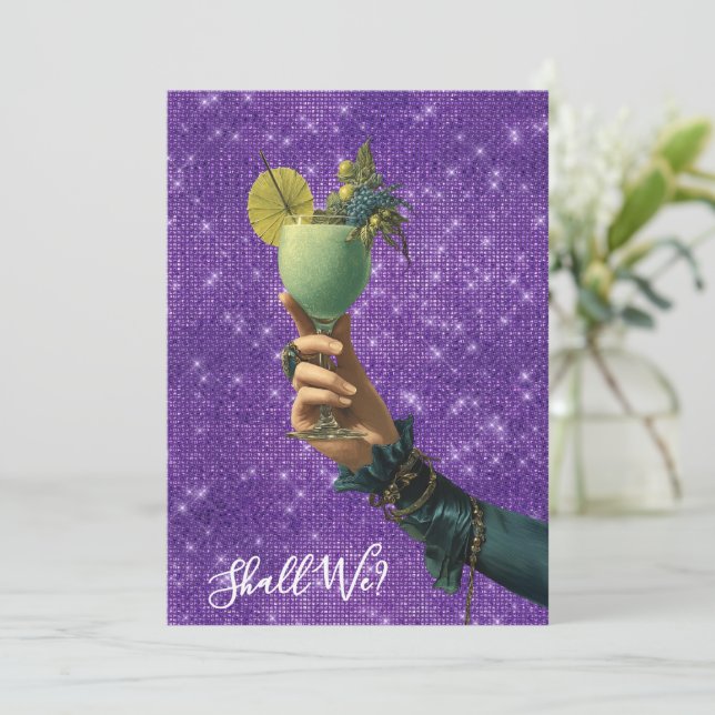 Invitation *~* A101 PHOTO 2  Cocktail Orné   ENTERREMENT DE V (Debout devant)