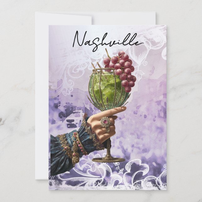 Invitation *~* A101 PHOTO Cocktail25  EVVF NASHVILLE (Devant)