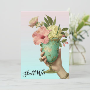 Invitation *~* A101 PHOTO OmbreCocktail 10 ENTERREMENT DE VIE