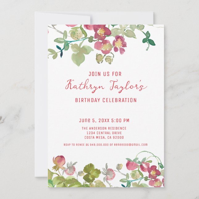 Invitation À 50 ans, anniversaire de référence  (Dos)