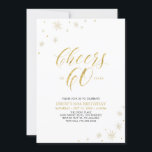 Invitation À 60 | Gold Modern 60th Birthday Party<br><div class="desc">Fêtons votre journée spéciale avec cette élégante invitation à la fête du 60e anniversaire. Ce design présente une typographie or chic "Cheers to 60" et des éléments or avec un arrière - plan blanc. Vous pouvez customiser le texte et la couleur arrière - plan. D'autres articles de fête correspondants sont...</div>