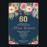 Invitation à 60e anniversaire marine d'aquarelle f<br><div class="desc">Pour une personnalisation plus avancée de ce design,  il vous suffit de cliquer sur le bouton "Customiser" ci-dessus !</div>
