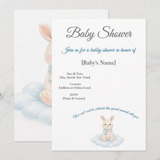 Invitation A Baby Shower to Celebrate