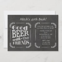 Invitation à boire une bière avec des amis