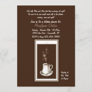 Invitation à brasser la douche