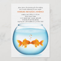 Invitation à Brunch Mariage du Goldfish Bowl