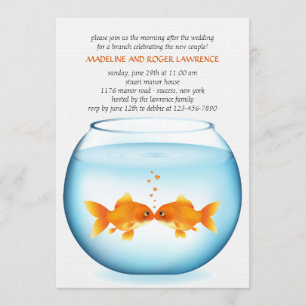 Invitation à Brunch Mariage du Goldfish Bowl