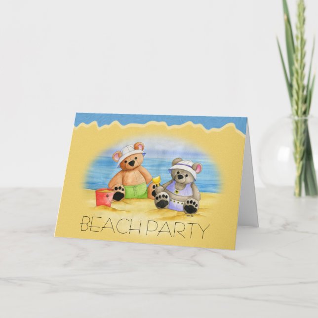 Invitation A Day The Beach at Customize (Devant)