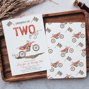 Invitation à deux ans 2e anniversaire