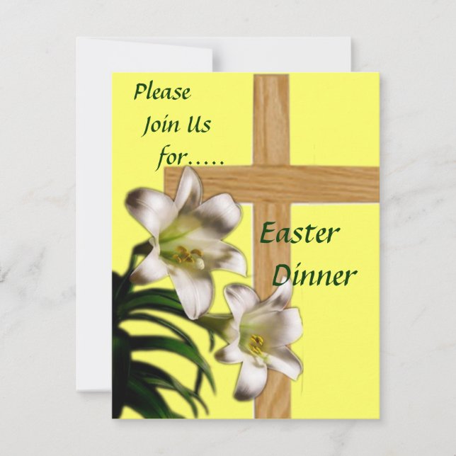 Invitation à dîner de Pâques - Religieux (Devant)