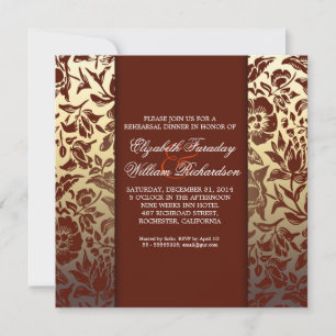 invitation à dîner d'une répétition d'or
