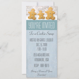 Invitation à échanger contre des biscuits pour hom