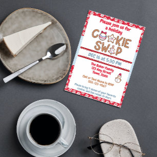Invitation à échanger des cookies de vacances