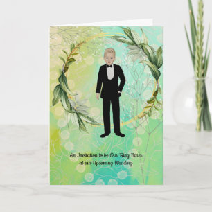 Invitation à être Barre d'anneau à Mariage, Young