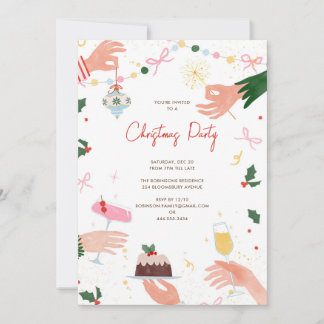 Invitation A Festive Shindig Christmas Holiday Party Invite