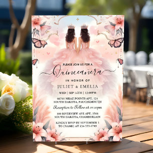 Invitation À Fun Joy Lily Twin Double Joint Quinceanera