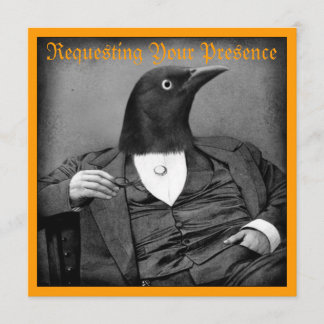 Invitation à Halloween gothique