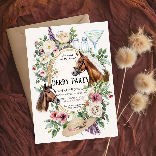 Invitation à la 10ème fête annuelle du Derby avec  (Créateur téléchargé)