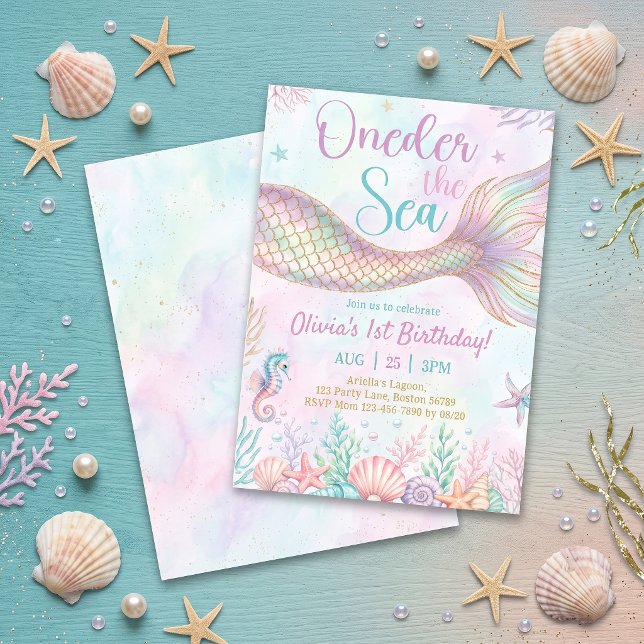 Invitation à la 1ère fête d'anniversaire d'Oneder  (Créateur téléchargé)