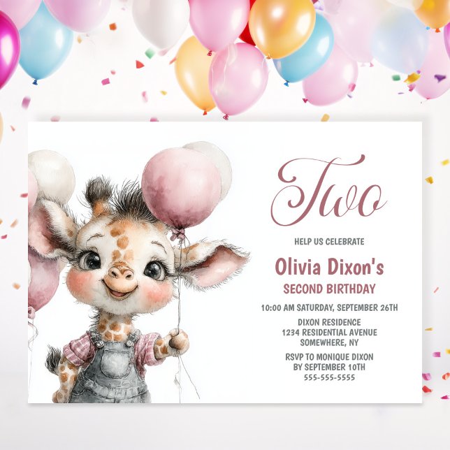 Invitation à la 2ème fête d'anniversaire de la gir (Créateur téléchargé)