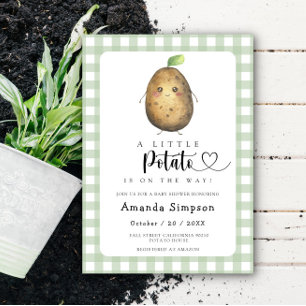 Invitation à la baby shower de Bébé Petite Pomme d