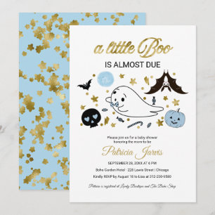 Invitation à la Baby Shower de Little Boo pour Hal