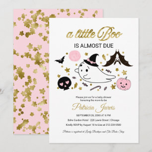 Invitation à la Baby Shower de Little Boo pour Hal