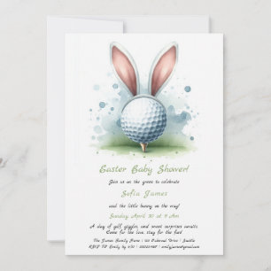 Invitation à la Baby Shower de Pâques