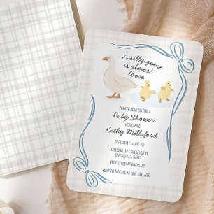 Invitation à la Baby Shower de Silly Goose