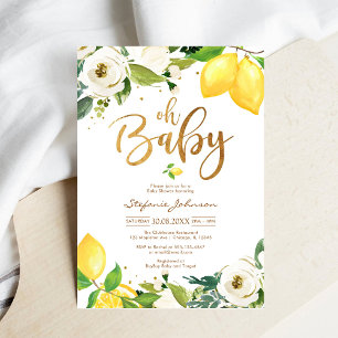 Invitation à la baby shower Oh Boy