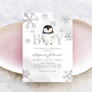 Invitation à la baby shower Oh Boy