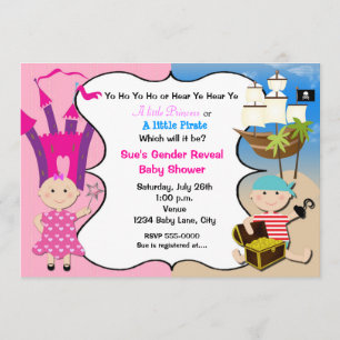 Invitation à la baby shower pour bébés Princesse P