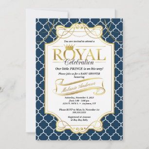 Invitation à la Baby Shower pour la Célébration Ro