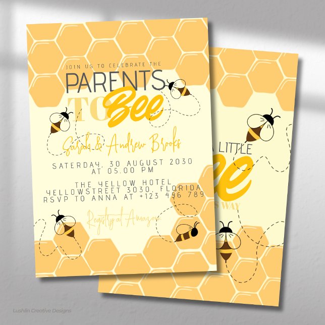 Invitation à la baby shower pour les futurs parent (Créateur téléchargé)