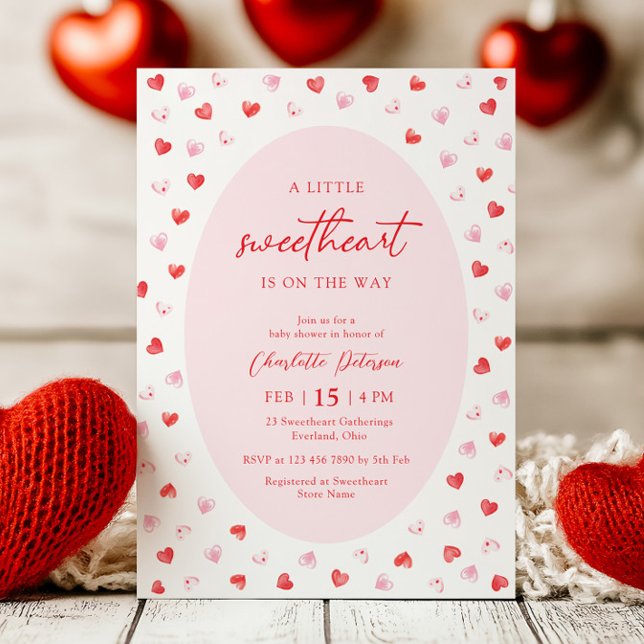 Invitation à la baby shower pour petite chérie (Créateur téléchargé)