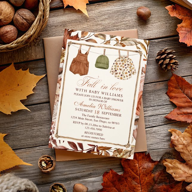 Invitation à la baby shower pour un petit garçon a (Créateur téléchargé)