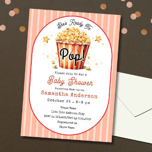 Invitation à la Baby Shower "Prêt à éclater" Thème