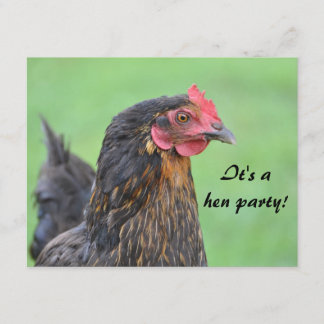 Invitation à la batchelorette de Hen party