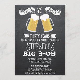 invitation à la bière / à la bière