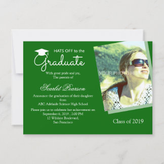 Invitation à la célébration de la graduation verte