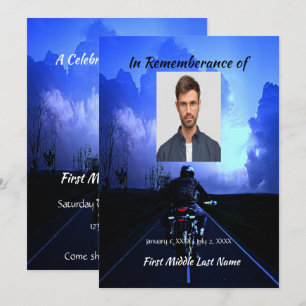 Invitation à la célébration de la vie en mémoire d