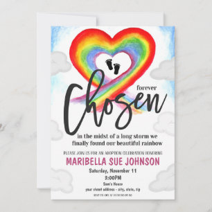 Invitation à la célébration de l'adoption