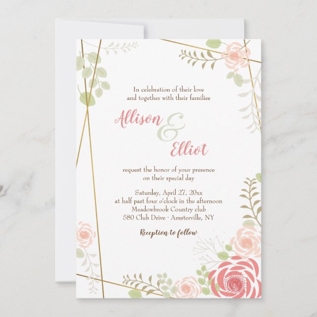 Invitation à la Célébration de l'Amour (Devant)