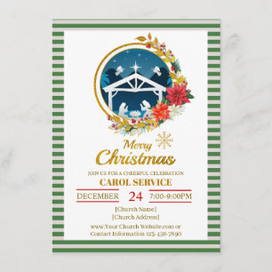 Invitation à la célébration de Noël de l'église de